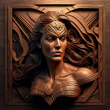 3D model Wonder Woman (STL)